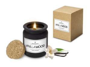ROMOSCENT Луксозна ванилова ароматизирана свещ Ароматерапична свещ за настроение