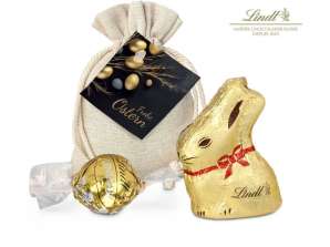 Golden Easter bag – Luxurious packaging for Easter gifts