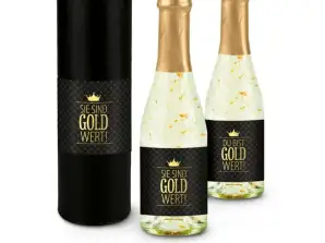 Exclusive 2L bottle of Golden Flakes – You are worth your weight in gold – A brilliant gift