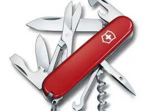 CLIMBER Swiss Army Knife Red, alsidig og kompakt til udendørs eventyr
