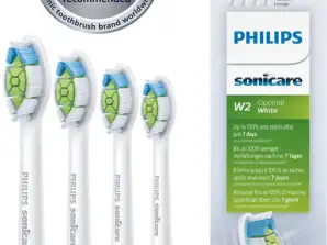 Philips Sonicare W2 Optimal White HX6064/10 Replacement Brush Heads - Pack of 4
