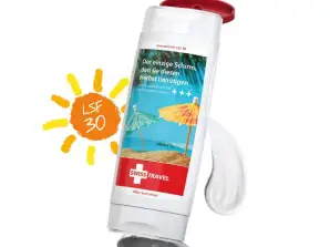 Duo de soins solaires : Lait solaire SPF 30 et Lotion après-soleil Étiquette pour le corps