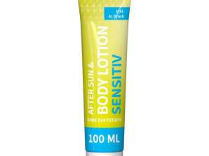Tub de 100 ml Loțiune de îngrijire pentru corp și după soare pentru piele sensibilă imprimare integrală