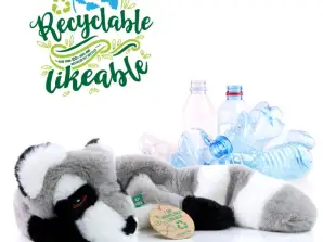 MiniFeet RecycleMosómedve: Környezetbarát kutyajáték szürke színben