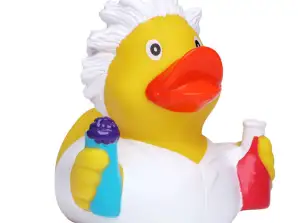 Schnabels Quietsche Ente 'Chemiker' – Buntes  wissenschaftliches Thema Badespielzeug