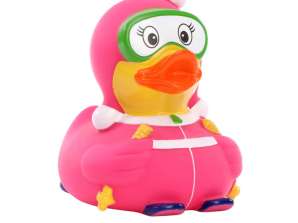 Schnabels Squeaky Duck skier dans un jouet d’amusement coloré pour les sports d’hiver