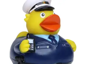 Schnabels Squeaky Duck Policeman Colorful — интерактивная игрушка для ванны