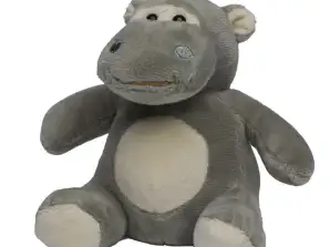 Figurine hippopotame MiniFeet Tanja en gris – jolie décoration de zoo