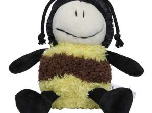 Cuddly Soft MiniFeet Bee Emma Black Yellow Stuffed Bee Soft Toy Plush Toy