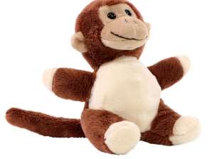 Cuddly soft MiniFeet monkey Erik brown stuffed monkey cuddly toy plush toy