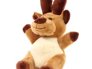 MiniFeet Moose Oke Brown Plush Soft Toy Soft & Adorable Gift Idea