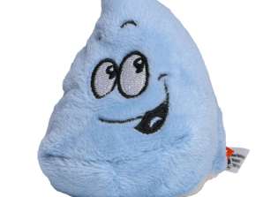 Jouet en peluche MiniFeet Drop en bleu vif pour enfants Matériau doux