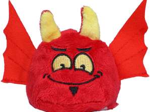 MiniFeet Devil červená plyšová hračka pro děti Funny Devil z měkkého materiálu