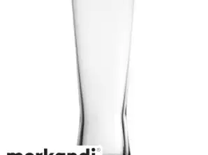 Palais beer glass 0.3l with 1c print Elegant clear glass