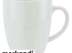 Tasse en porcelaine Dublin 300ml Blanc Tasse de haute qualité Lavable au lave-vaisselle Design élégant