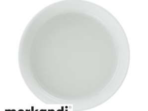Düz beyaz Bern tabağı: zamansız ve pratik