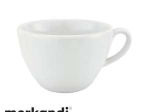 Westminster Cappuccino keramisk krus 300ml i elegant hvid – ideel til kaffeelskere