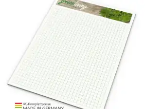 Recycled Writing Pad A5 4C Full Color Printing without Punch Holes – Environmentally Friendly