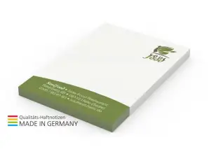 Milieuvriendelijke gerecyclede sticky notes 50 x 72 mm met 4C Print Basic sticky note pad