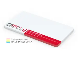 Runde Haftnotizen Plus 119 x 66 mm inkl. 4C Druck – Selbstklebende Notizzettel für flexible Nutzung