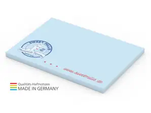 Blue sticky notes Plus Decor 100 x 72 mm incl. 4C printing Coloured notes