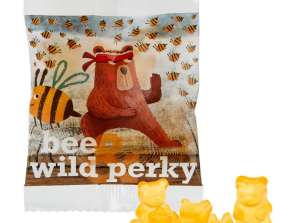 Honey bears in a printable bag: Sweet advertising that connects
