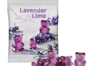 Lavender Lime Soft Drink with Logo Print