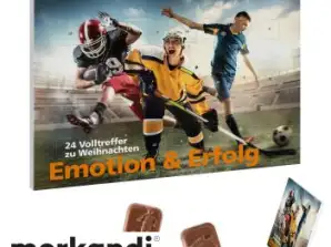 Calendrier de l’Avent Football Chocolate avec personnalisation