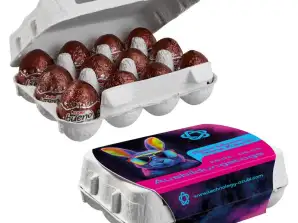 Sada 12 krabiček na velikonoční vejce s dětskými bueno vejci Personalizovatelné