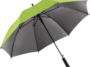 AC Stick Umbrella FARE Doubleface Lime Grey Stylish Rain Cover with Reversible Design