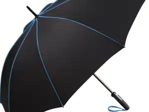 FARE siūlės AC vidutinio dydžio lazdos skėtis juoda mėlyna stilinga ir patikima apsauga nuo oro sąlygų