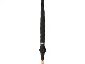 Nature Stick AC Gehstock Regenschirm – Elegantes Schwarz für Alltag