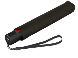 Ultra-light folding umbrella U.200 duomatic black: Compact automatically robust ideal for on the go