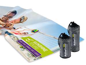 ActiveTowel Sports 80x40 cm inkl. digitaltrykk - absorberende og personliggjørbart sportshåndkle av høy kvalitet