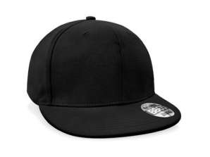 Boné com viseira plana Pro Stretch Flat Peak Cap Vestuário elegante para o look urbano