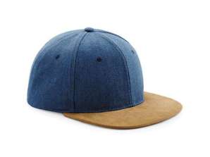 Stylish Suede Peak Snapback Elegant and Fashionable