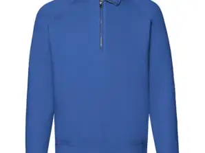Exclusive zip collar raglan sweater – high-quality sportswear
