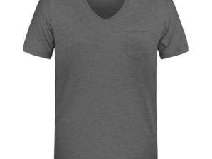 T-shirt pour homme avec poche poitrine – Tissu en coton de haute qualité élégant et pratique