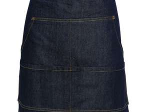 Jeans Taille Schürze mit Zierstich  ideal für Service und Handwerk