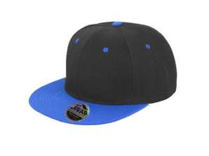 Zweifarbige Bronx Original Flat Peak Snapback  urban und auffällig