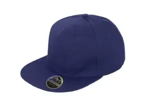 Bronx Original Flat Peak Snapback Cap - Trendy cap with flat visor