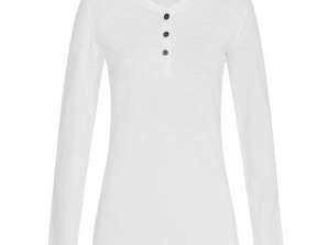 Sharon Henley Long Sleeve Women : Henleys à manches longues élégants et confortables pour femmes - parfaits