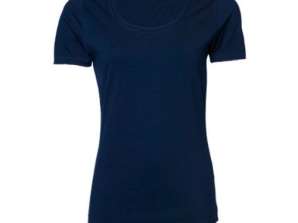 Women's flexible stretch T shirt: optimal wearing comfort for active people