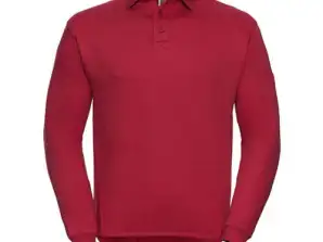 Heavy-duty work sweatshirt with collar – Robust, comfortable and versatile workwear shirt