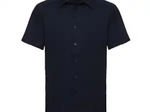 Chemise Oxford ajustée à manches courtes pour homme