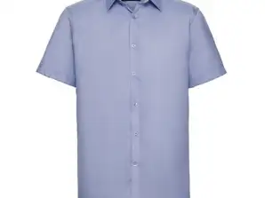 Chemise à chevrons sur mesure à manches courtes pour homme