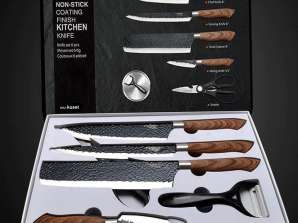 Paslanmaz çelik mutfak bıçakları seti Jerome