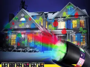 Forvandle enhver anledning med HolidayRhapsody utendørs LED-projektor!