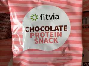 Fitvia Chocolate Protein Snacks, Expired