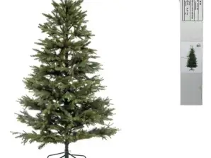 Artificial Christmas tree with a height of approx. 150 cm and a diameter of approx. 85 cm.